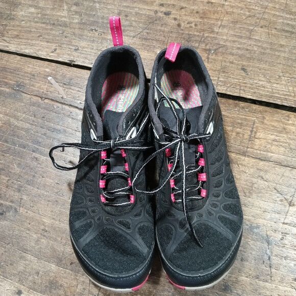 Merrell Womens Sz 9.5 Sneakers Crush Glove Barefoot Black Running Shoes J57326 - Picture 3 of 11